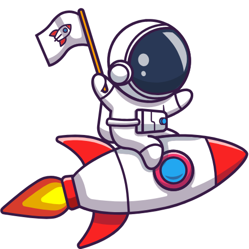 Astronaut on Spaceship